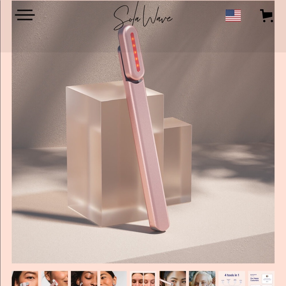 Solawave advanced skincare wand
